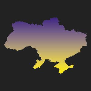 трафарет для штукатурки та фарбування панно мапа України